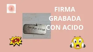 COMO SE HACE UN GRABADO DE ACIDO EN PLATA CON VINILO ADHESIVO