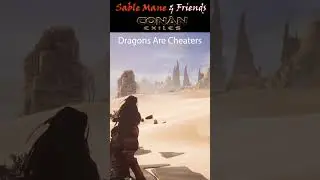 Conan Exiles: Dragons Are Cheaters #shorts #conanexiles #dragon