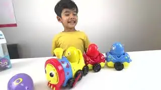 Unboxing  ChuChu TV Surprise Eggs For Kids, Train Toy And Board Games