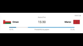 MAROC VS OMAN