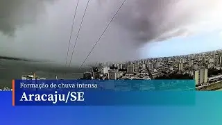 Forma&ccedil;&atilde;o de chuva intensa em Aracaju/SE - 06/08/24