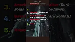 💪 The Five Hardest Bosses in Dark Souls History #games