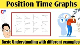 Kinematics graphs Basics (x-t graphs)Class 9 to12 #neet #iit #jee