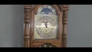 Sligh triple chime grandfather clock 
