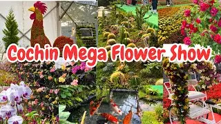 Cochin Mega Flower Show 🪴🌺| High tech vlogs 