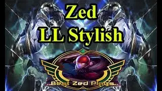 Zed LL Stylish SS8 - Best Mid Lane Plays - Zed Montage - Best Zed Plays - League of Legends