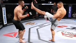 EA Sports UFC 2 - Mirko Cro Cop vs Pat Barry | Gameplay (HD) [1080p60FPS]