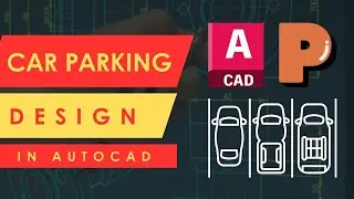 Car parking design in AutoCAD