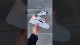Adidas Forum Bonega x Hello Kitty Low Platform Sneakers In Cream