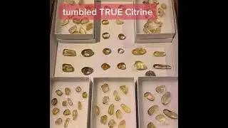 real Citrine tumble stash revealed