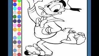 Disney Donald Duck Coloring Pages  - Disney Online Coloring Pages For Kids