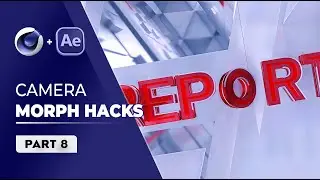 How to create a Camera Morph Text Transition in Cinema 4D | Smooth 3D Motion Graphics Tutorial
