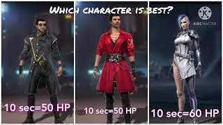 Which character is best...? #Alok vs k vs A124