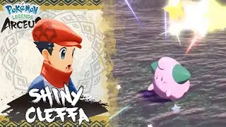 Shiny Cleffa Found in MMO! Shiny Living Dex Series in Pokemon Legends Arceus