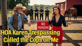 Caught the HOA Karen Trespassing&hellip; She Called the Cops on Me!