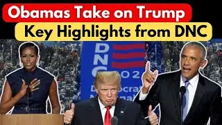 Obama Just Exposed Trump - DNC Speech | Obamas VS Trump | Key Highlights from DNC | News