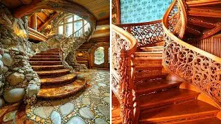 51 Idées D'Escaliers en Bois Sculptées ! Décoration