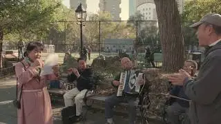 At Columbus Park in Chinatown, New York City
