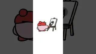 Artist | Kirby Copy Ability Fails #animation #parody #flipaclip #kirby #shorts
