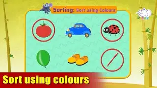 K1 - Module 4 - Exercise 2 Sort using colours | Appu Series | Kindergarten Math Learning