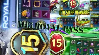MONTH 15 ROYAL PASS REWARDS IN PUBG MOBILE| M15 ROYAL PASS | month 15 royal pass bgmi 😍😍😲😲
