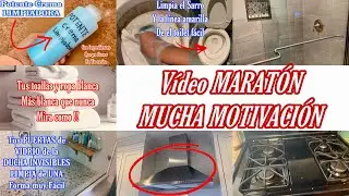 ✅ VIDEO LAAARGO DE LIMPIEZA CON MUCHA MOTIVACION, LIMPIAREMOS LOS BAÑOS, LAS COCINAS, DIY TU JABON