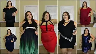 HOLIDAY DRESS TRY-ON HAUL | ROSEGAL | PLUS SIZE FASHION CLOTHING HAUL