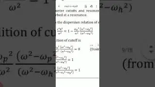 Cutoffs and resonances
