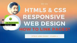Adding Hyper links using HTML5 - HTML5 & CSS RESPONSIVE WEB DESIGN TUTORIAL | CLASS -4