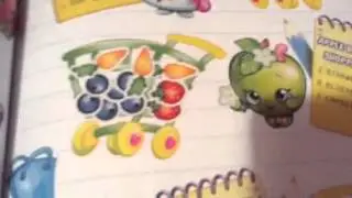 Shopkins Fruity Friends & Strawberry Kiss 2 in 1 SMELLY STICKERS