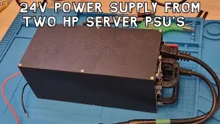 24V Power Supply from Two HP Server PSUs