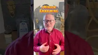 Embalming process explained in 1 minute #funeralfacts #embalming