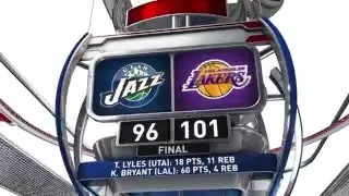 Utah Jazz vs Los Angeles Lakers - April 13, 2016