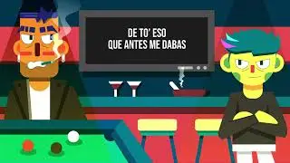 ISKENDER & CHULY - AMANTES 💔 (Animation Lyric Video) | Prod. Aren |
