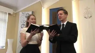 I will never cease to love you Lord. A Capella duet.