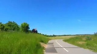 Strava segment: Fra Kregme Station til Kregme Kirke ad cykelstien (timeshift)