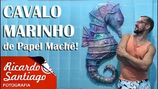 CAVALO MARINHO de Papel Machê
