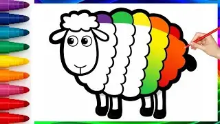 Sheep Drawing Easy | How To Draw A Sheep Easy Step By Step