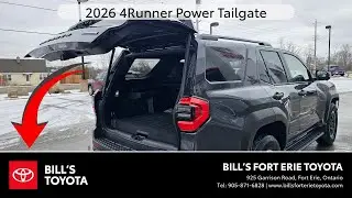 How to Customize the Power Tailgate on Your 2026 4Runner