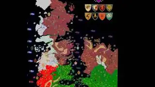 WarLight game: War of Westeros no diplo