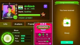 🔥 Blaze Striker Gameplay 💀 Gaming Yash Singapore Table Gameplay 🔥 Carrom Pool 🥳🎉