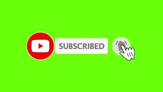 [FREE DOWNLOAD] | [Green Screen]Subscribe Button Preview Video (Chrome Key)
