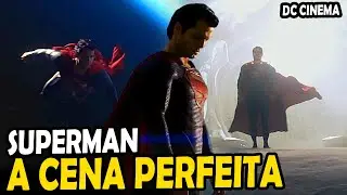 A CENA PERFEITA DO SUPERMAN em HOMEM DE AÇO! DC é CINEMA