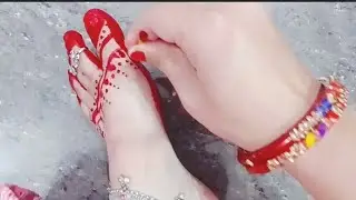 Most Popular Alta Mahawar Design On Feet 🧿 Beautiful Alta Mahawar Design 