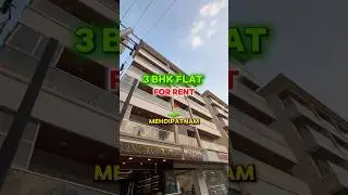 3bhk flat for rent Mehdipatnam