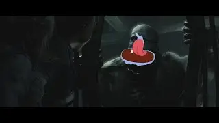 Claire does Resident Evil 2 as a babysitter