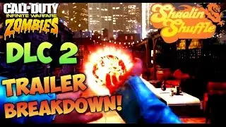 SHAOLIN SHUFFLE DLC 2 TRAILER BREAKDOWN! NEW PERKS & WEAPONS! - Infinite Warfare Zombies (IW)