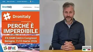 DRONITALY  2026 Intervista a Paolo Angelini, Amministratore Delegato di BolognaFiere Water&Energy