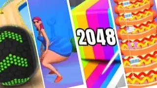 Going Balls vs Twerk Race 3D vs I Want Pizza vs Jelly Run 2048 #41 I Satisfying Mobile Game