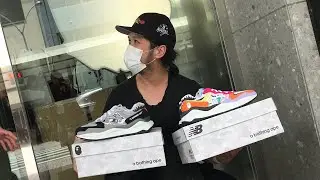 Bape X New balance 57/40 hook up sa Japan